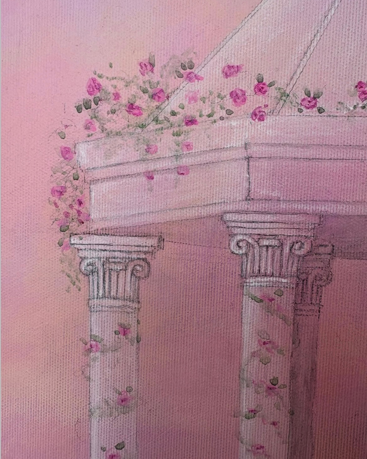 Rose Garden Original Painting (First Instalment)