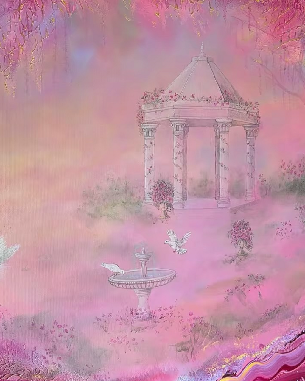 Rose Garden Original Painting (First Instalment)