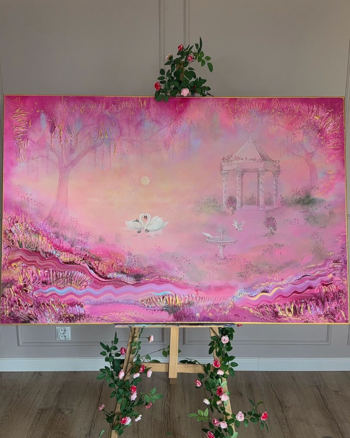 Rose Garden Original Painting (First Instalment)