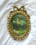Magical Meadow FRAMED PRINT (Golden Frame)