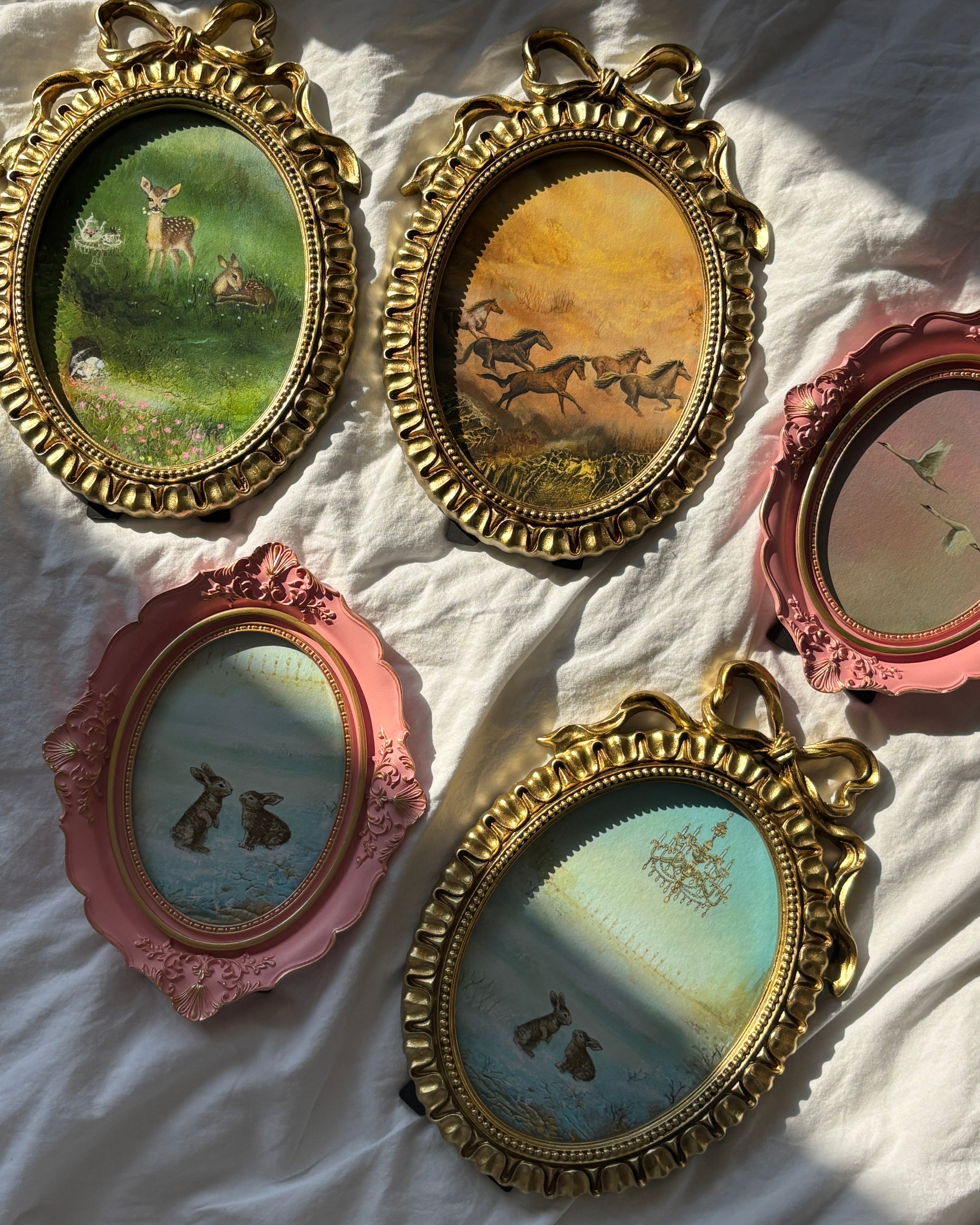 Golden Dream FRAMED PRINT (Golden Frame)