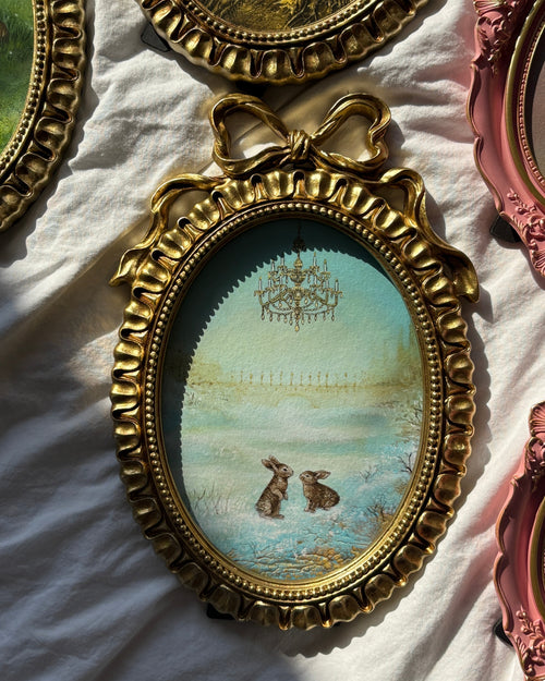Golden Dream FRAMED PRINT (Golden Frame)