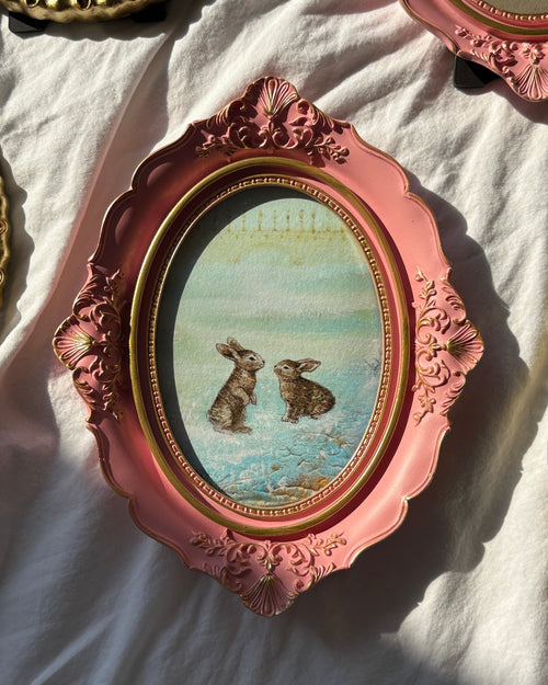 Golden Dream FRAMED PRINT (Pink Frame)