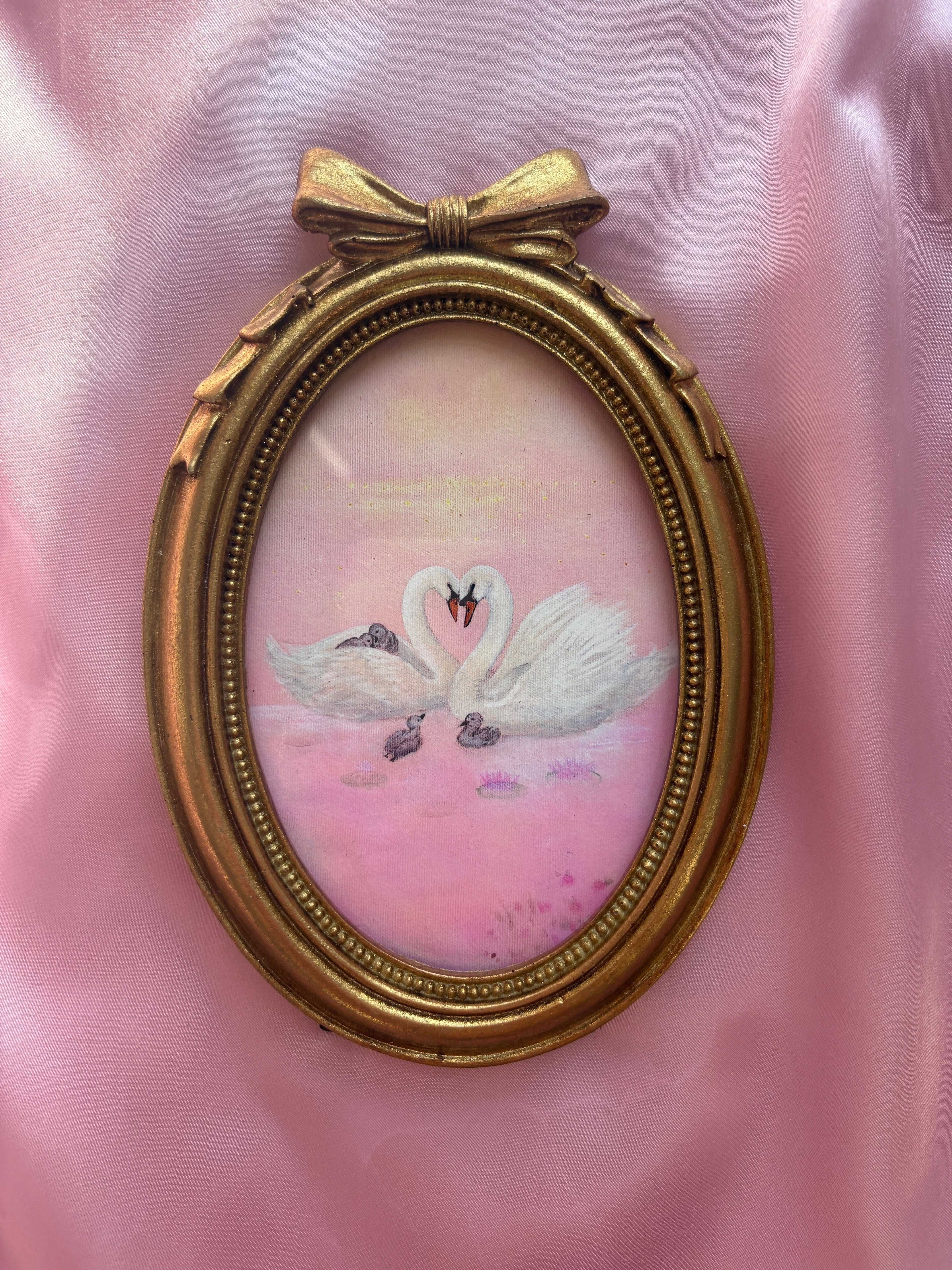 Rose Garden FRAMED PRINT (Golden Frame)