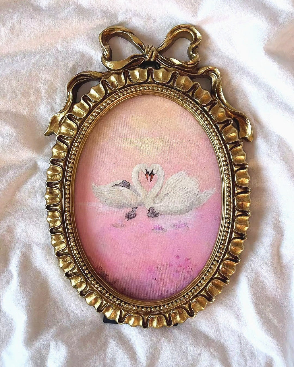 Rose Garden FRAMED PRINT (Golden Frame)