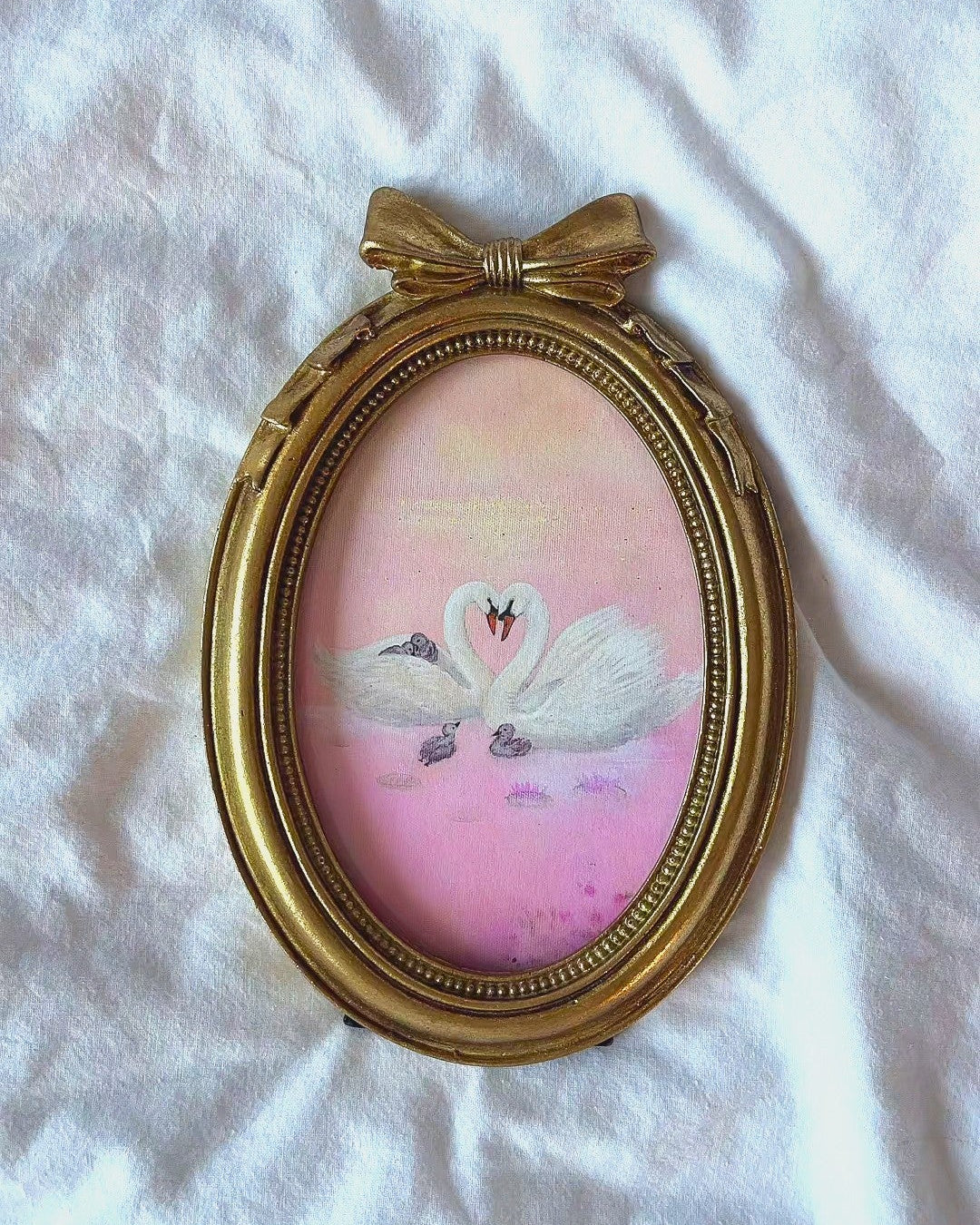 Rose Garden FRAMED PRINT (Golden Frame)