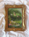 Magical Meadow FRAMED PRINT (Golden Frame)