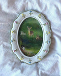 Magical Meadow FRAMED PRINT (White Floral Frame)